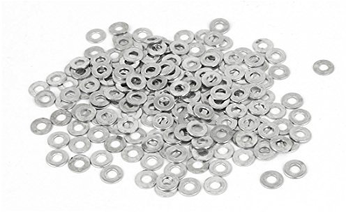 Sourcingmap – 2.5 mm x 5 mm zincato piatto pastiglie rondelle guarnizioni chiusure GB97 100pcs