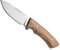 ELECTROPOLIS Cuchillo de Caza Muela Rhino RHINO-10.OL, cachas de Madera de Olivo, Enterizo, Hoja MOVA de 10 cm + Tarjeta Multiusos de Regalo