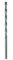DART HSS Long Series Twist Drill Bits | 2.5mm | Suitable for Wood and Metal | Precision Ground Steel | 10 Pack | Silver
