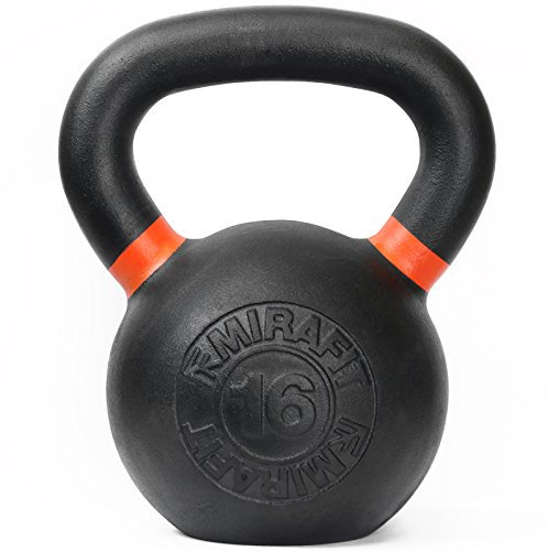 Mirafit Cast Iron Kettlebell - 16kg