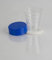 Kimmel Vaso plegable original con espejo para picnic, viajes, hogar, vaso plegable para cepillos de dientes, al aire libre, senderismo, camping, azul claro