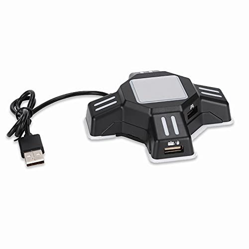 Hakeeta Controller-Konverter, Adapter, Maus und Tastatur, Konverter mit USB-Schnittstelle für PS4/PS4 Pro/PS4 Slim/XBOXOne/XBOXOne S/XBOXOne X/PS3/PS3 Slim/Switch