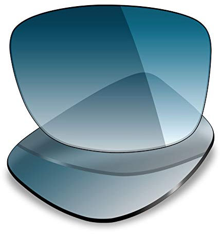 Mryok Verres de rechange pour Oakley Jupiter Squared OO9135-56 mm, Polarisé - Teinte bleue dégradée, Taille unique