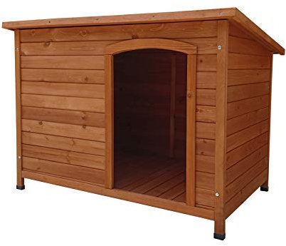 Gardiun KNH1260 Hundehütte aus Holz Lupy. 1 Wasserdach Maße 116 x 76 x 82 cm