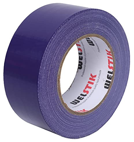 WELSTIK Professional-Klebeband, wasserdichtes Klebebandgewebe, farbiges Gaffer-Klebeband für Reparaturen, Heimwerken, Basteln, Verwendung im Innen- und Außenbereich, 50 mm x 41 m, lila