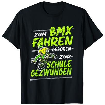 Zum BMX Fahren Geboren Kinder BMX Fahrrad Spruch Geschenk T-Shirt