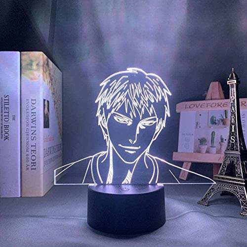 3D Nachtlicht Japanische Anime Illusion LED Dekor Lampe Kuroko No Basuke Daiki Aomine Figur LED für Raum Dekor Licht Brithday Geschenk -Remote Control