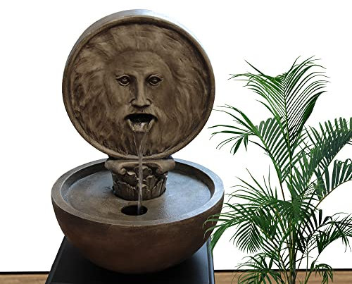 Köhko Wasserspeiele Bocca Della Verità-Wahrheit springbrunnen für Zimmen Terrase Indoor Outdoor