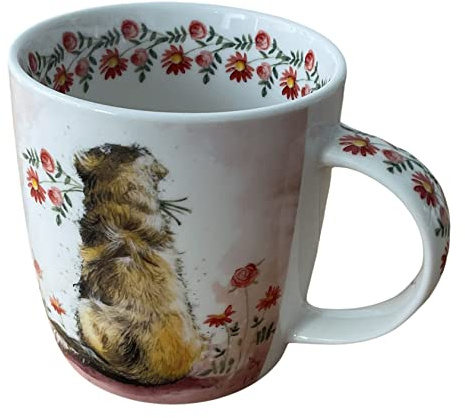 Alex Clark Art Ltd Alex Clark Goldie and Flowers Mug