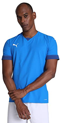PUMA Herren Teamfinal Jersey Fußballtrikot, Electric Blue Lemonade-Limoges, S