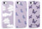 Yoedge 3 Stück Hülle für Apple iPhone 7/8 /SE 2022/SE 2020 4,7 mit Muster,Weich TPU Ultra Dünnes Soft Slim Silikon Handyhülle Con Motiv,Stoßfeste Case Cover für iPhone SE 3,Schmetterling
