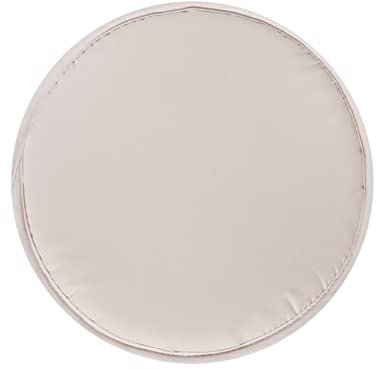 Sitzkissen 30 cm Rundes Stuhlkissen Sitzpolster für Stuhl Weiches Stuhlauflage Sitzauflage Dekokissen für Innen- & Außenbereich (Beige, 30X30CM)