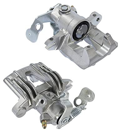 ATEC Germany 2x Bremssattel hinten links und rechts mit integrierter Feststellbremse Bremszange, Kompatibel mit OPEL ASTRA G (T98)(F70)