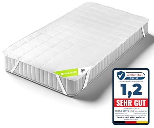Matratzenschoner 100x200 cm - Matratzenauflage für Matratzen bis 30cm - Bei 60°C waschbar & Öko-Tex Zertifiziert für mehr Hygiene im Bett - Unterbett als Schutz für Boxspringbett & Topper