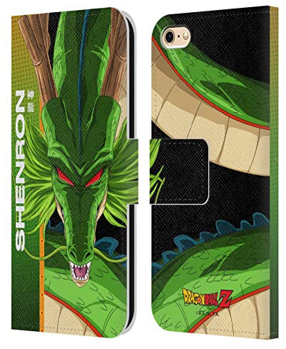 Head Case Designs Offizielle Dragon Ball Z Shenron Saiyan Arc Characters Leder Brieftaschen Handyhülle Hülle Huelle kompatibel mit Apple iPhone 6 / iPhone 6s