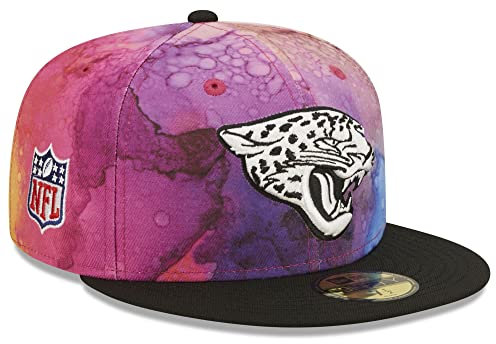 New Era 59Fifty NFL CC Jaguars Cap Basecap Baseballcap Fitted Flat Brim Jacksonville (7 1/4 (57,7 cm) - bunt)