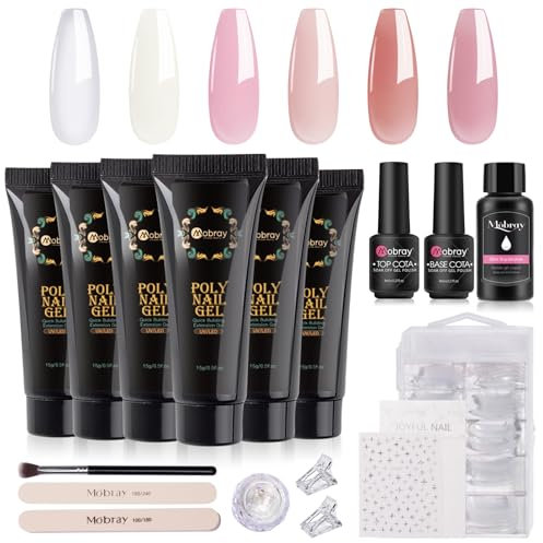 Mobray Poly Nail Gel Kit 03 (Nude Pink)