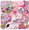 Jagowa 100PCS Pink Cute VSCO Stickers - Waterproof, Trendy Stickers for Girls, Kids, Luggage & Laptop