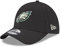 New Era NFL Team Classic 39THIRTY Stretch Flex Fit Hat Cap, Philadelphia Eagles Schwarz, M/L
