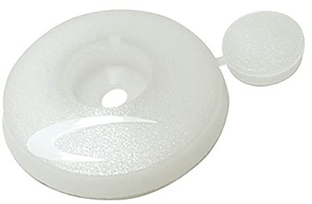 NEXTRADEITALIA CF da 25PZ RONDELLONE NYLON CON ESPANSO PER LASTRA DI POLICARBONATO DIAMETRO 40MM (CIRCA),LUNGHEZZA GAMBO 10 MM