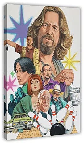 EDSC Leinwand-Poster, Motiv The Big Lebowski, 60 x 90 cm