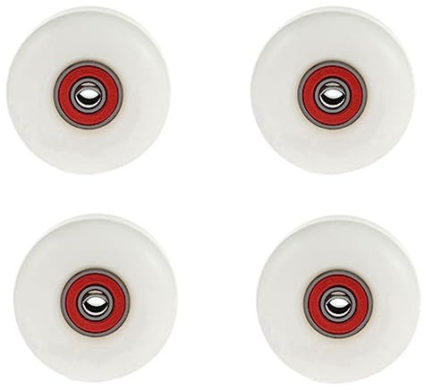 FRGMNT 4Er-Pack Skateboard-, Longboard-Cruiser- für Ollie Punk Jumping Skateboard-Longboard-, Weiß