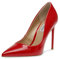 Steve Madden Damen Vala Pumps, Bright Red Patent, 37 EU