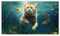 SMTDeco Herdabdeckplatte Ceranfeld Abdeckplatte Herdabdeckung Herdplatten Abdeckungen Induktionskochfeld 90x52 cm 1-tlg. Wasser Katze Orange