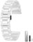 Drei Perlen Keramik-Uhrenarmband, Schnellverschluss, wasserdichtes Uhrenarmband, Faltschließe, Uhrenarmband für Handgelenk, Uhrenarmband-Zubehör, Damen und Herren, universell, 14 mm, 15 mm, 16 mm, 17