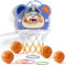 TEMI Indoor Mini Basketballkorb für Kinder 3 4 5 6 7 8 Jahre Alt, 2-in-1 Basketballkorb mit Bälle & Ringe, Basketballbrett mit Anzeigetafel, Spielzeug Geschenk für Jungen Kleinkind ab 3 Jahre Alt
