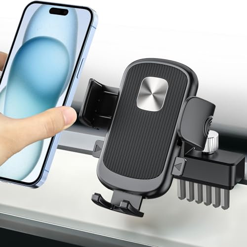 Dosvsi Soporte Móvil Tesla Model 3 Model Y, [Clip Estable] Soporte Movil Tesla del Aire Ventilación, Ajustable 360° Porta Teléfono Model y para iPhone 15 14 13 Pro MAX, et Smartphones de 4.7-7.2