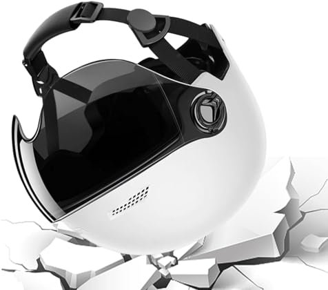 Casque Trottinette Electrique | Casque Vélo Visière Électrique Adulte | Casques Skateboard pour Hommes Et Femmes | Demi-Casque Haute Protection pour Trottinette, Skateboard, Vélo Électrique