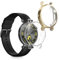 kwmobile 2X Schutzhülle kompatibel mit Huawei Watch GT4 41mm Hülle - Fullbody Cover Set aus Silikon - Transparent Gold