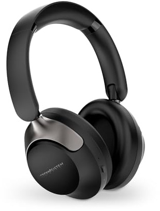 Energy Sistem Nomadic ANC – Auriculares Bluetooth con cancelación de Ruido (plástico Reciclado GRS, ANC, 70 Horas de batería, Carga rápida, Almohadillas de Espuma viscoelástica)