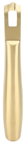 WGFOIP Lemon Zest Peeler Tool, Stainless Steel Lemon Zest Peeler with Incisive Blades for Even Peeling, Non Slip Handle for Easy Grip (Gold)