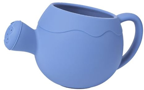 Mini-Gießkanne, Silikon-Pflanzen-Blumengießtopf mit Griff, für Außen- und Zimmerpflanzen (Blau)