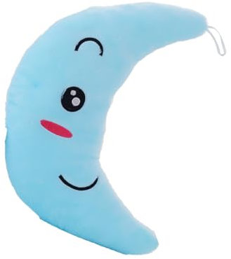 Vaguelly Moon Led Kissen Farbwechselndes Plüschkissen Für Gemütlicher Leuchtender Kuschelkissen Für Schlafzimmer Auto Ohne Batterie Als Für Besondere Anlässe