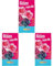 DECOCINO Rosen aus Esspapier Lila & Rosa (8 Stk.) – als essbare Blumen für Hochzeits-Deko & Geburtstags-Deko auf Torten, Kuchen, Cup-Cakes, Muffins (Packung mit 3)