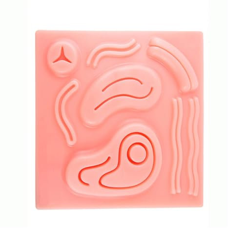 1pc 3D Silikon Laparoskopische Simulation Nähen Modul Medizinische Lehre Praxis Wiederverwendbare Haut Naht Ausbildung Modell