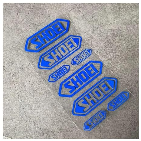 Shoei Motorradhelm-Aufkleber, reflektierend, wasserdicht, für alle Motorräder (A5)