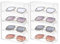 Pyuyan 2 Stück Sonnenbrillen Aufbewahrung aus Acryl, Brillenaufbewahrung Acryl, mit 4 Brillen Organizer Schublade, Transparent, Stapelbar, für Brillen, Uhren, Kosmetik, Schmuck
