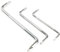 3-Piece High Hardness Offset Screwdriver Set Screw Driver Flat Head Professional Manual Repair Tool