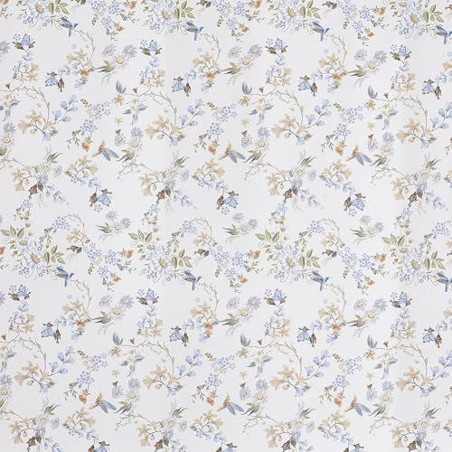 AHANDMAKER 2 Sheets Dollhouse Wallpaper Floorboards Wall Stickers Flooring Paper Gloss Card Sheet 20x14 Lovely Floorboards Accessories for DIY Dollhouse Background, Floral White