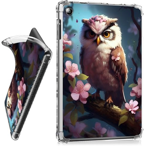 RWUTYTIUL Funda transparente para tablet Amazon Kindle Fire Max 11 (13ª generación 2023) de 11 pulgadas, carcasa protectora transparente a prueba de golpes, ligera, accesorios de TPU para mujeres y