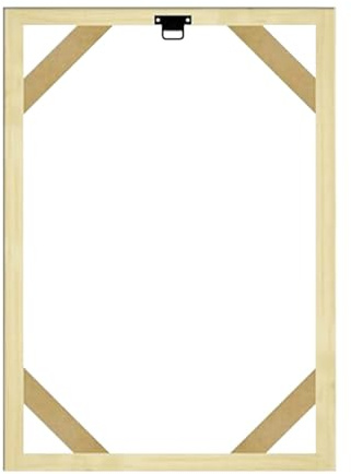 Cozylkx Cadre en Bois pour Toile, 60 Cm x 80 Cm Cadre en Bois pour Toile, Art Mural, Peinture à l'huile, Affiches, Impressions, Décoration Intérieure