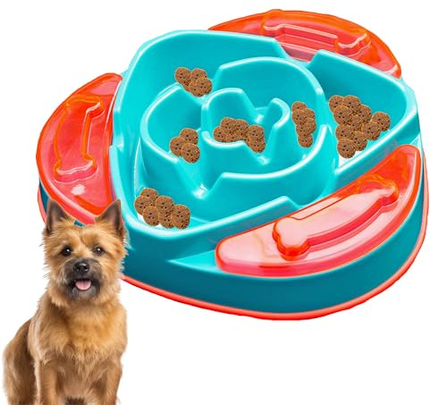 K9 Pursuits Forage Flapper Slow Feeder Dog Puzzle Toy | Slow Feeder Design, Treat Dispenser, Interactive Puzzle, Encourages Mental Stimulation, Suitable for All Breeds