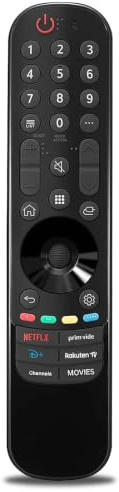 Universal LG TV Remote Control for LG Smart TV, Replacement Remote Compatible with MR24GA MR23GA MR22GA MR21GA MR20GA, for OLED QNED NanoCell UHD 4K TVs, No setup required (No Voice)