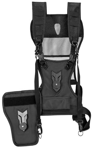 Fomito Multi Camera Carrying Chest Harness System Vest with Side Holster for Canon 6D 600D 5D2 5D3 Nikon D800 D600 D300 D7000 D90 Sony A7S A7R A7S2 Panasonic Olympus DSLR