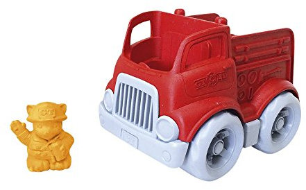 Green Toys Feuerwehrauto mit Fahrer Spielzeugauto