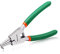 SPEEDWOX Pince à anneau à pression externe de 12,7 cm, diamètre de la pointe : 1,1 cm, circlip de retenue de précision avec mâchoires incurvées pour enlever les anneaux